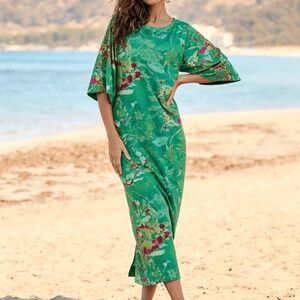 Peruvian Connection NWT $210 L Jade Meadow Dress